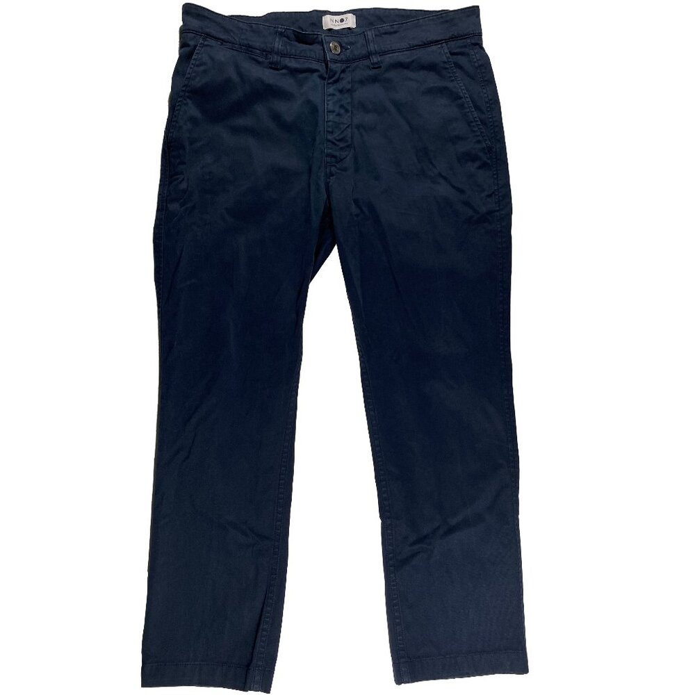 NN07 Marco Trousers Navy Blue Size 32x25